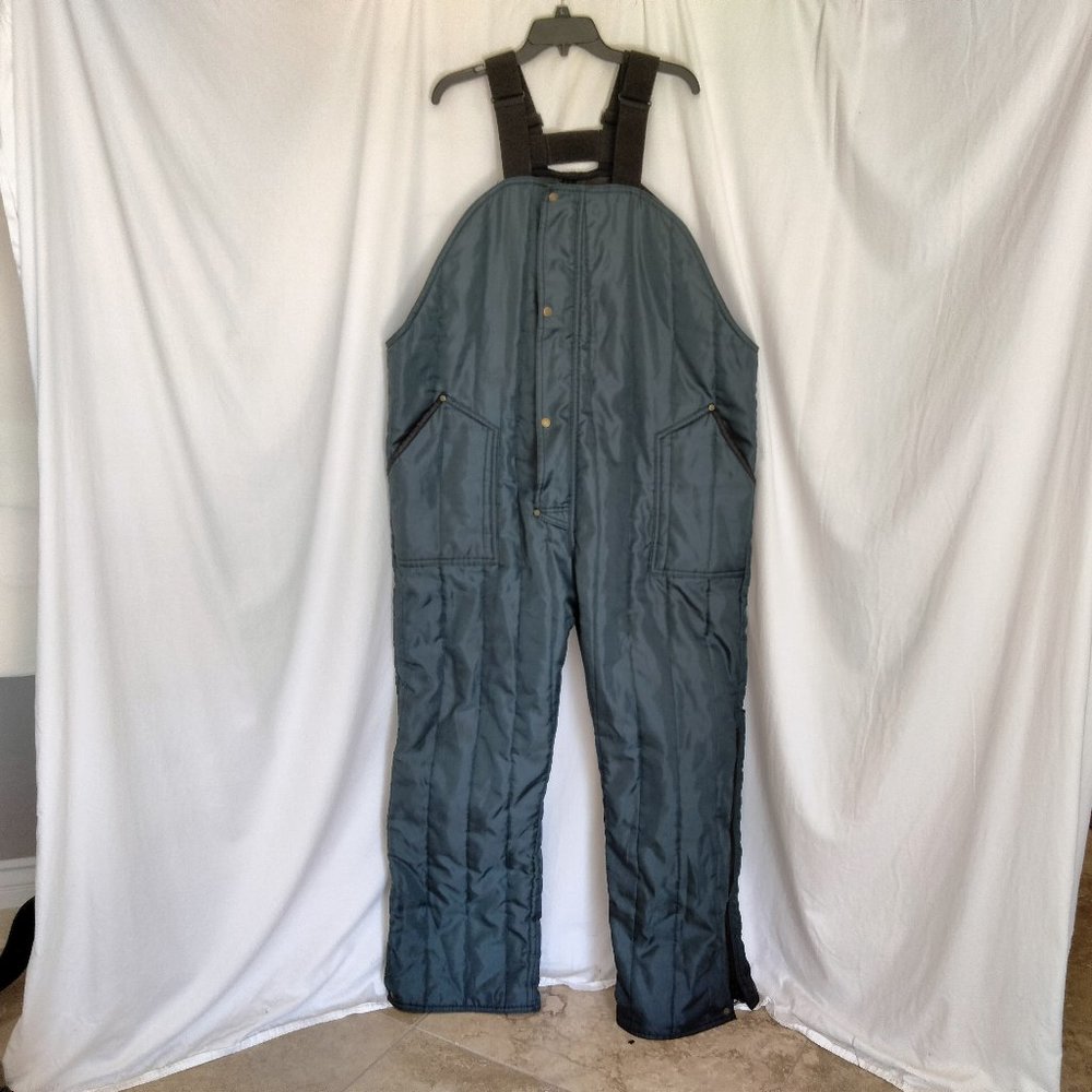 RefrigiWear Bibs 0985R Insulated High Bib Overalls Cold Protection sz 3XL